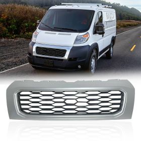 Front Grill For 2019-2022 Ram ProMaster 1500 2500 3500 Gloss Black (Option: 1pcs)
