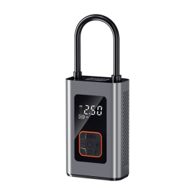9-Function Digital Portable Tire Inflator , Air Compressor With LED Display (Option: Gray)