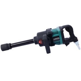 Industrial 1 Inch Air Wrench Pistol Long Handle Air Truck With 38mm And 41mm Sockets (Color: Green)